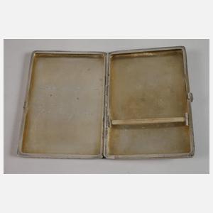 Silber zwei Zigarettendosen