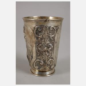 Silber Prunkbecher Gustav Adolf II. von Schweden