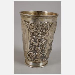 Silber Prunkbecher Gustav Adolf II. von Schweden