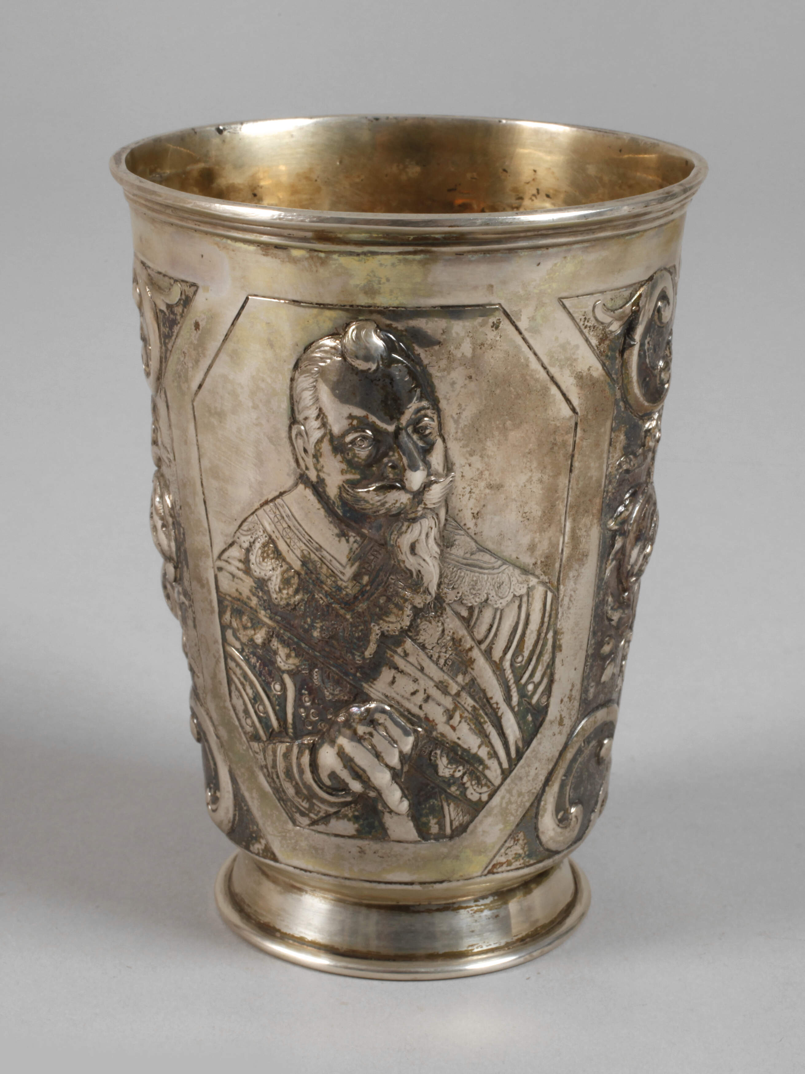 Silber Prunkbecher Gustav Adolf II. von Schweden