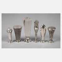 Silber sechs Petschafte111