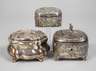 Silber drei Zuckerdosen