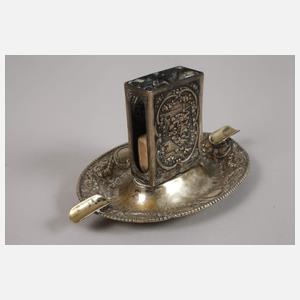 Drei Silber Rauchutensilien