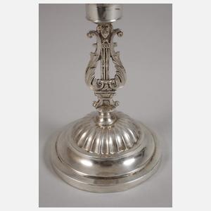 Paar Silberleuchter Schweden