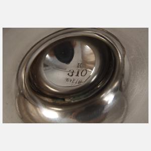 Silber Zucker-/Sahneset