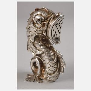 Paar figürliche Salzstreuer im Barockstil