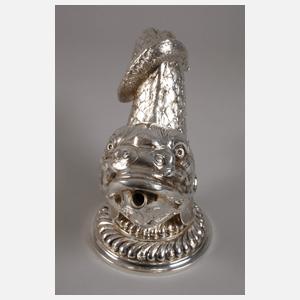 Silber figürliche Karaffe als Fisch