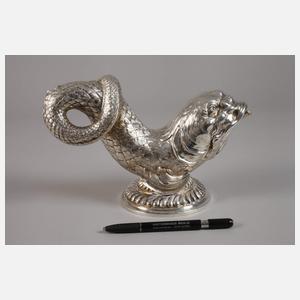 Silber figürliche Karaffe als Fisch