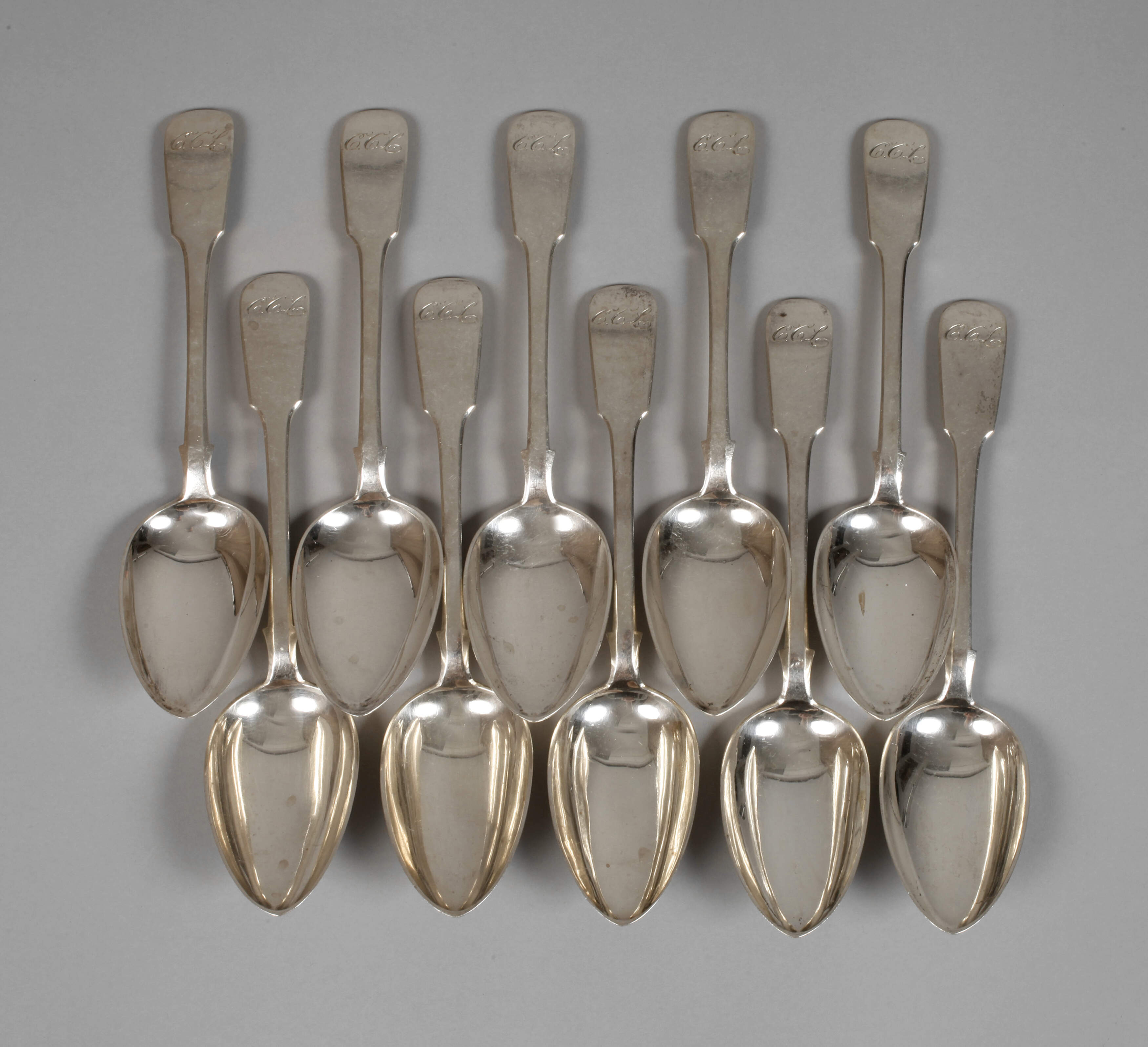 Silber zehn Speiselöffel