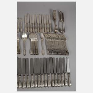 Silber umfangreiches Besteck aus Adelsbesitz
