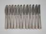 Silber zwölf Abendbrotmesser Norwegen