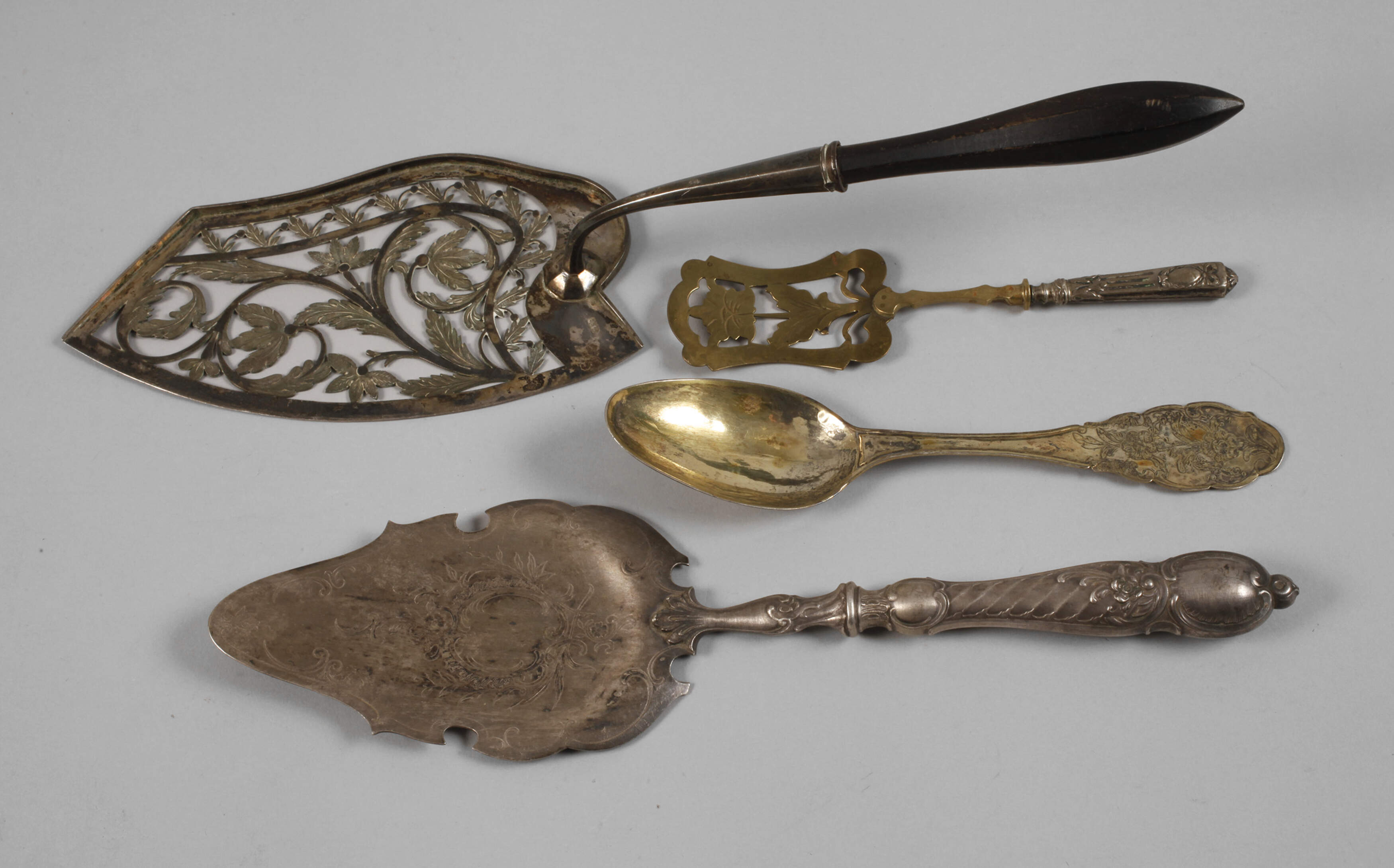 Silber Konvolut Vorlegeteile