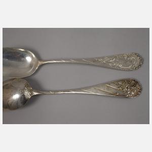 Silber Konvolut Löffel