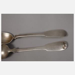 Silber Konvolut Löffel