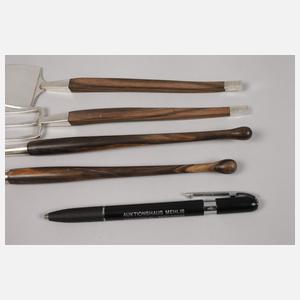 Silber vier Vorlegeteile