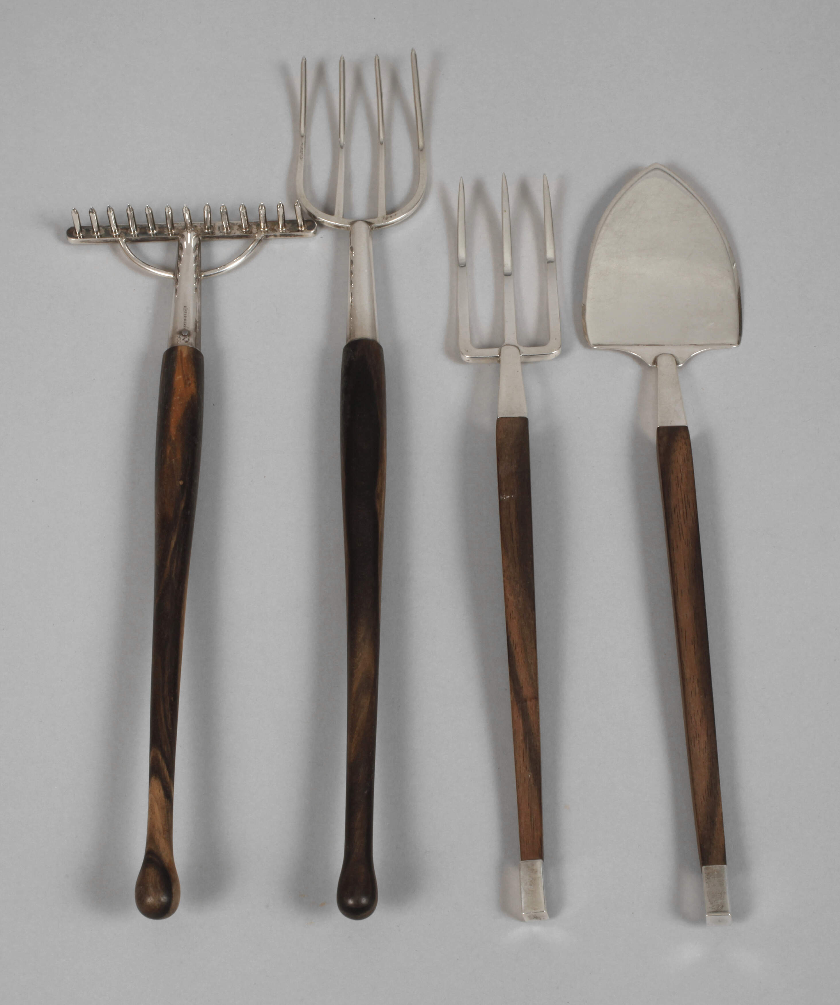 Silber vier Vorlegeteile