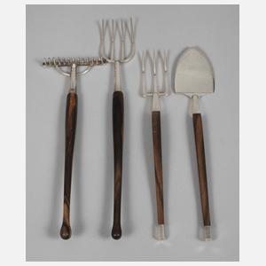 Silber vier Vorlegeteile