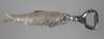 Silber figürlicher Flaschenöffner als Fisch