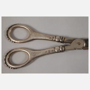 Silber vier Weintraubenscheren