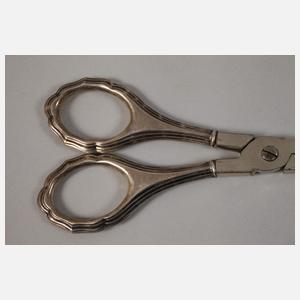 Silber vier Weintraubenscheren