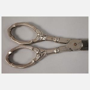 Silber vier Weintraubenscheren