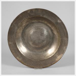 Zinnteller Doppeladler