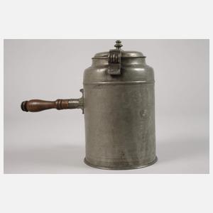 Schokoladenkanne Zinn