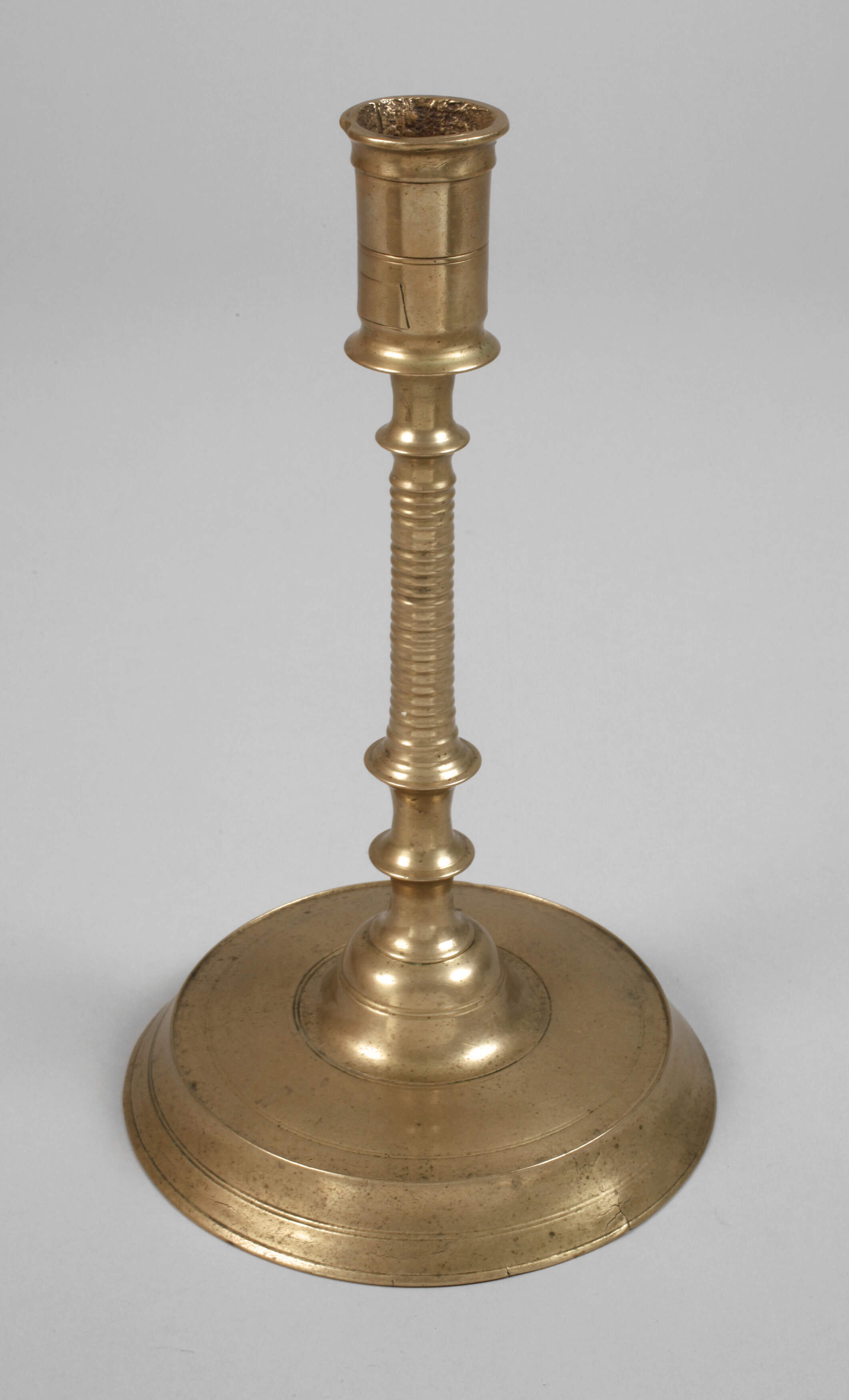 Spulenleuchter Messing