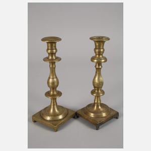 Sechs Messingleuchter