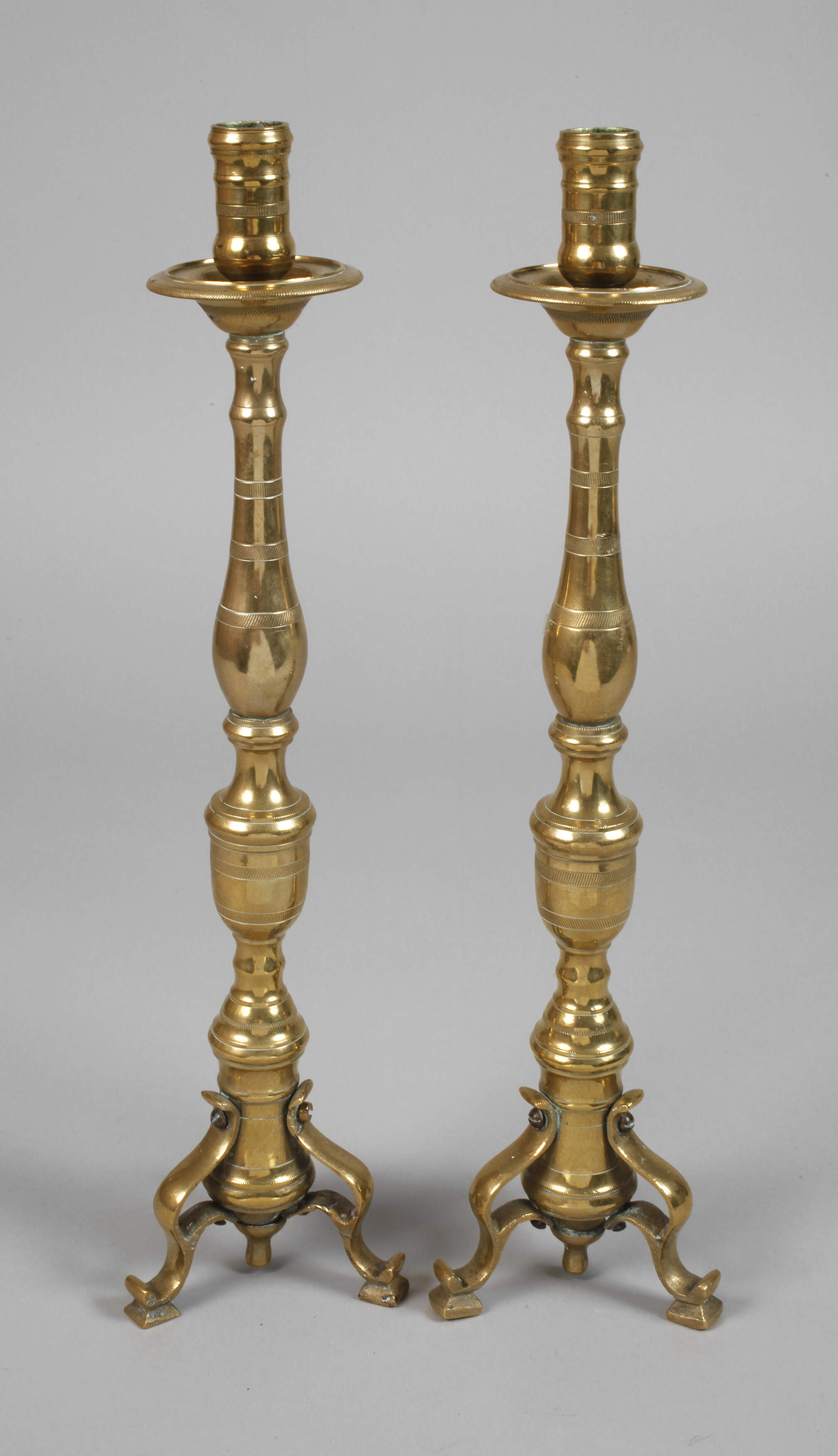 Paar Messingleuchter