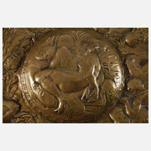 Große Prunkwandplatte Amazonenschlacht