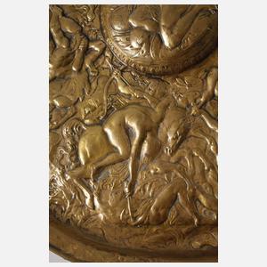 Große Prunkwandplatte Amazonenschlacht