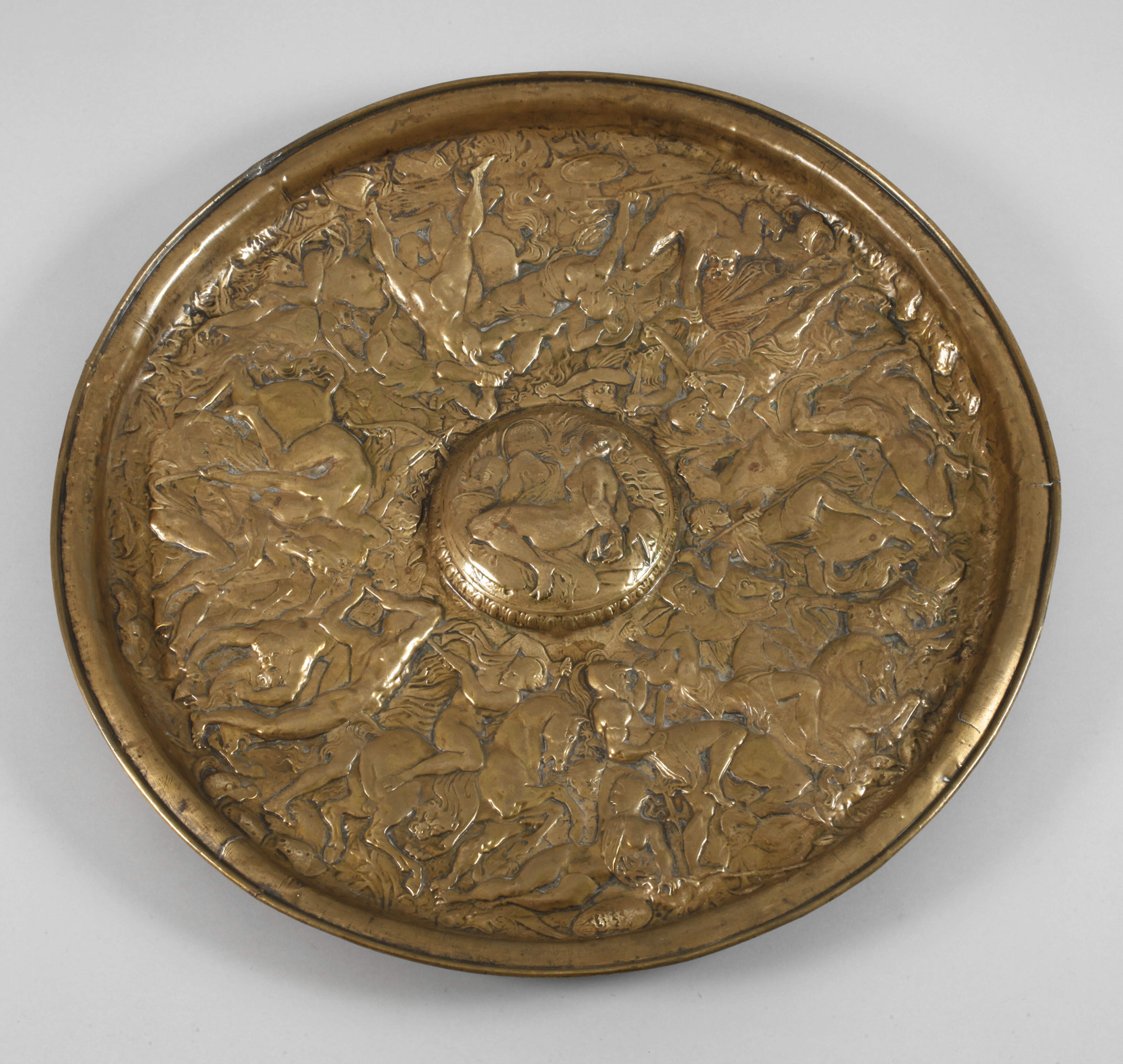 Große Prunkwandplatte Amazonenschlacht