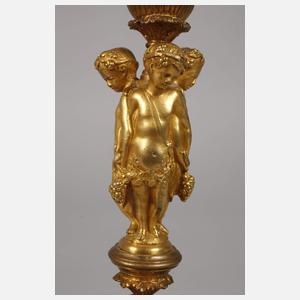 Paar figürliche Bronzeleuchter