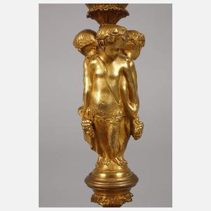 Paar figürliche Bronzeleuchter