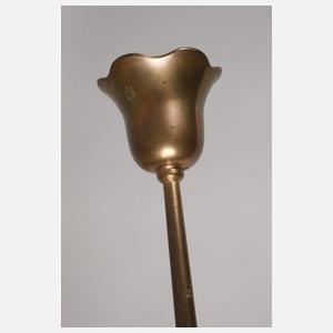 Paar Designleuchter Messing