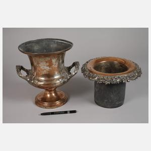 Paar Sektkühler im Barockstil