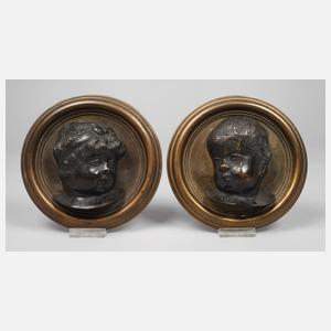 Paar Wandappliken im Renaissancestil