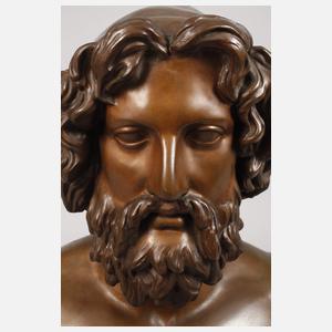 Lebensgroße Antikenrezeption Büste des Äskulap