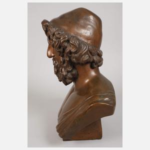 Lebensgroße Antikenrezeption Büste des Äskulap