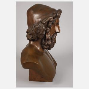 Lebensgroße Antikenrezeption Büste des Äskulap