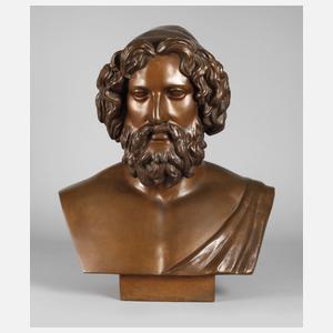 Lebensgroße Antikenrezeption Büste des Äskulap