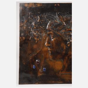 Reliefplatte Georg Klimt attr.