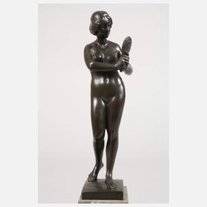 Reinhard Schnauder, Weiblicher Akt mit Spiegel