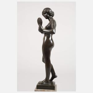 Reinhard Schnauder, Weiblicher Akt mit Spiegel