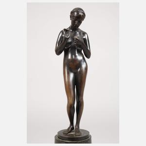 Josef Moest, stehender weiblicher Akt