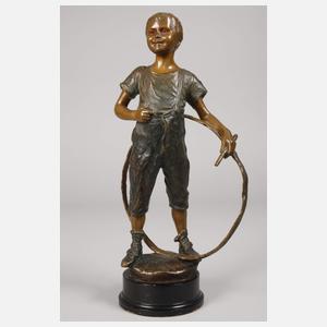 Carl Kauba, Junge mit Reifen