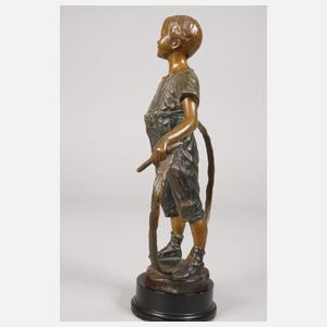 Carl Kauba, Junge mit Reifen