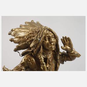 Carl Kauba, Indianerhäuptling