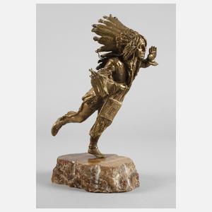 Carl Kauba, Indianerhäuptling